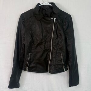 H&M Black Leather Jacket | Women’s Small | New without Tags
